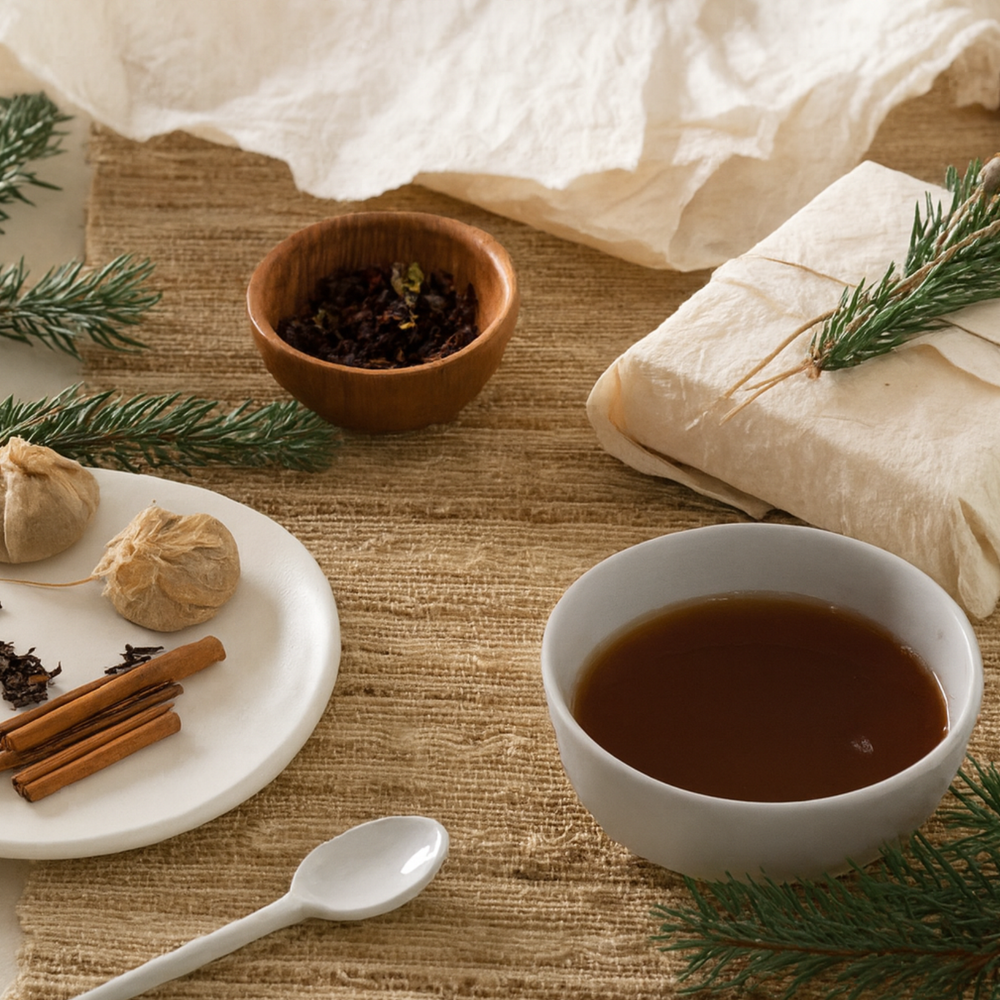 How to Make Tea-Dyed Wrapping Paper
