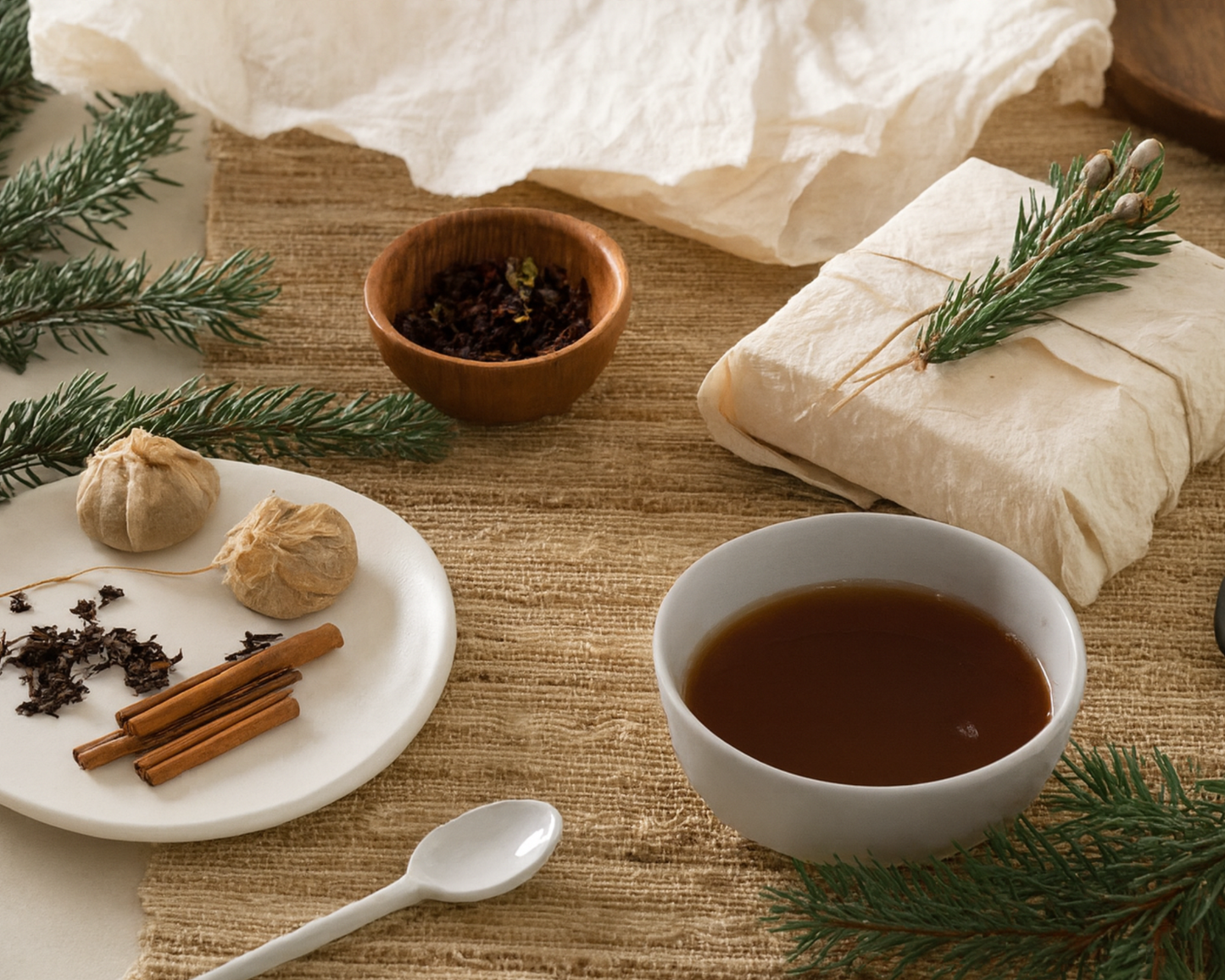 How to Make Tea-Dyed Wrapping Paper